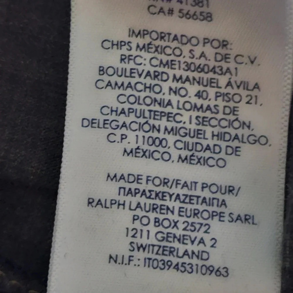 Chaps Denim Leaf Print Capris. Madden capri - Picture 11 of 14